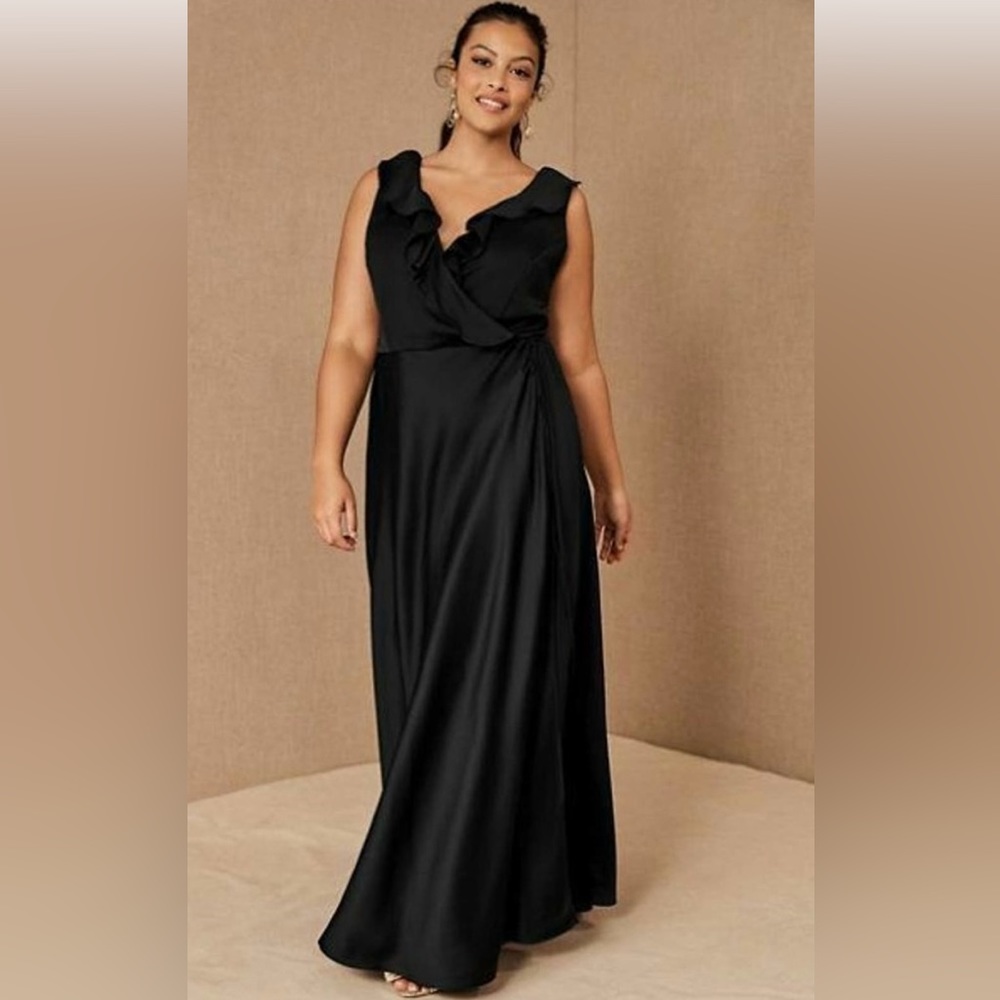 BHLDN Tansy Black Dress NWT!